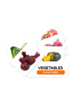 Bloomy Brain Toys - Vegetables Flash Cards