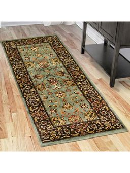 OBSESSIONS - Polypropylene Heat Set Traditional Carpet Green
