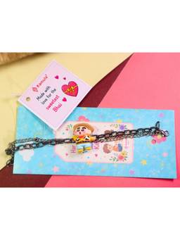 Kamule - Boys Multi-Color Cowboy Charm Bracelet Rakhi