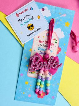 Kamule - Girls Multi-Color Glam Doll Rhinestone Bow Beaded Lumba