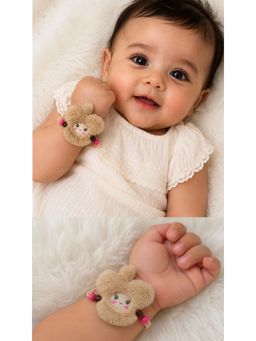 Kamule - Infant Brown Cute Bunny Plush Rakhi