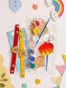 Kamule - Unisex Kids Creative Rakhi Gift Set