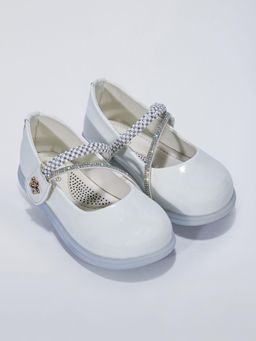 Hopscotch - Stone Studded Mary Jane Ballerinas