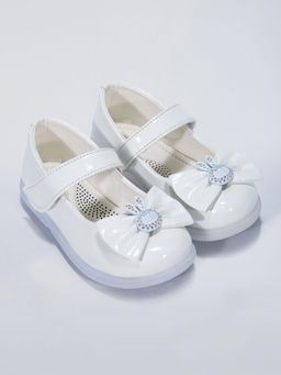 Hopscotch - Bunny Bow Mary Jane Ballerinas