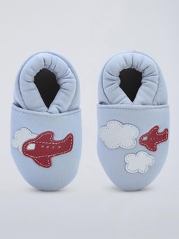 Hopscotch - Aeroplane Applique Sneakers