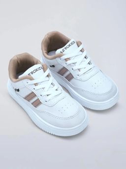 Hopscotch - Striped Lace Up Sneakers