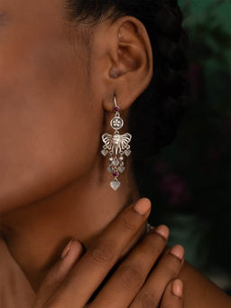 Shaya by CaratLane - The Trail Keeper Elephant Earrings Crafted In 925 Silver