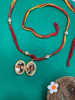 Digital Dress Room - Photo Frame and Stone Lumba Rakhi