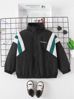 Hopscotch - Text Print Full-Sleeve Jacket