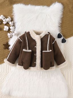 Hopscotch - Solid Jacket with Pair of Gloves