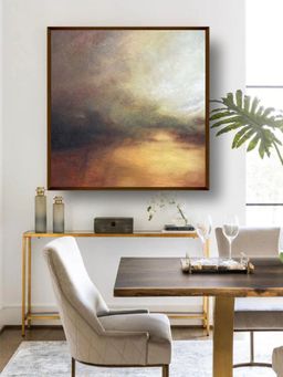 The Art House - Abstract Painting Multicolor (30X30 Inches)