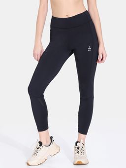Zivame - Zelocity Quick Dry Mid Rise Leggings Black