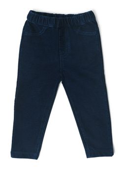 Mi Arcus - Baby Girls Denim Jegging- Dark Blue
