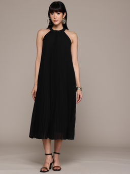 Label Ritu Kumar - Women Black Ninette Midi Dress