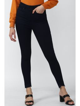 Van Heusen - Women Navy Blue Dark Wash Slim Fit Jeans