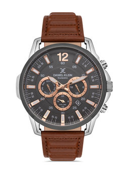 Daniel Klein Exclusive - Analog Silver Gun Black Dial Men's Watch-DK.1.13134-3