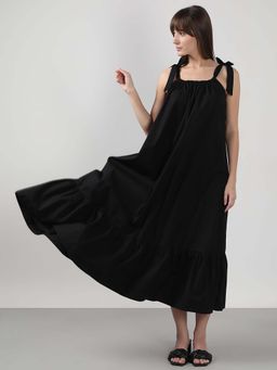 VERO MODA - Black Midi Dress