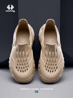 HOPPA - Men Beige Slip On Clogs