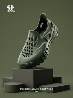 HOPPA - Men Olive Slip On Clogs