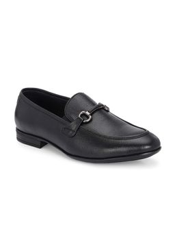 EGOSS - Aspeerio Rover Genuine Leather Formal Black Loafers for Men