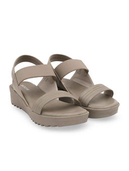 ROCIA - By Regal Taupe Women Casual Wedge Heel Sandals