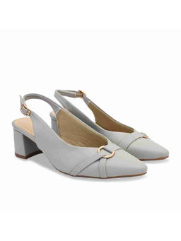 ROCIA - By Regal Grey Women Block Heel Mule Block Heels