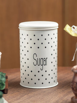 Voncasa - Stylish Ivory Jar Sugar
