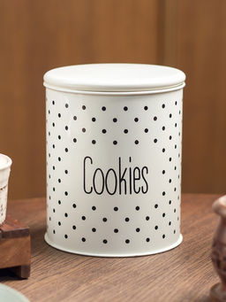 Voncasa - Stylish Ivory Cookies Jar