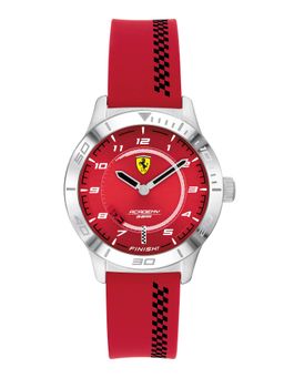 Scuderia Ferrari - ACADEMY 0810028 Analog Red Dial Watch for Men