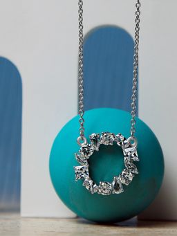 Velvet Imperial - 925 Sterling Silver Myriel Mixed Cut Pendant