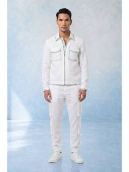 Bubber Couture - Off White Aeris Classic Cargo Pants