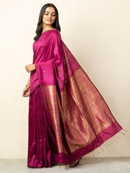 Fabindia - Silk Matka Woven Sari