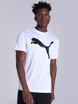 Puma - Active Big Logo Mens White T-shirt