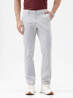Crocodile - Mens Solid Trouser - Grey