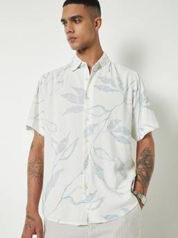 max - Regular Fit Polo T-shirt Print Casual - Blue