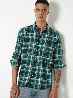 max - Regular Fit Polo T-shirt Print Casual - Green