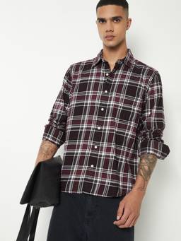 max - Regular Fit Polo T-shirt Print Casual - Maroon