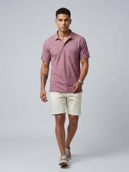 Charagh Din - Regular Fit Polo T-shirt Print Casual