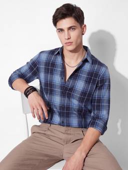 max - Regular Fit Polo T-shirt Print Casual - Blue