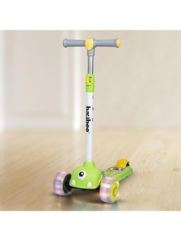 BAYBEE - Green 3 Wheel & Height Adjustable Skate Scooter