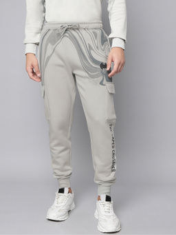 Free Authority - Batman Printed Mid Rise Joggers Grey