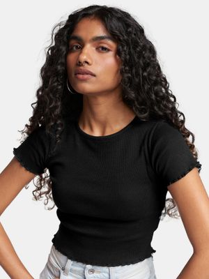 SORA CROP TOP WOMEN BLACK main image 0