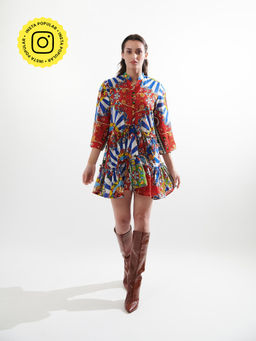 CINCIN Fashion - Multi-color Paisley Dress