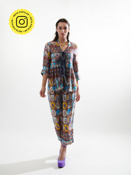 CINCIN Fashion - Multi-color Coco Co-ord (Set of 2)