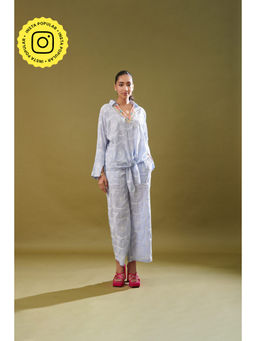 CINCIN Fashion - Reem Co-ord Blue (Set of 2)