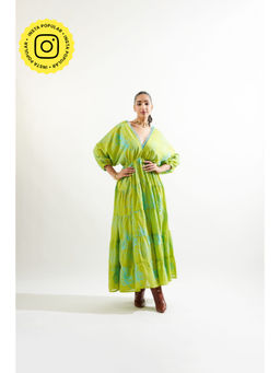 CINCIN Fashion - Falak Dress Green