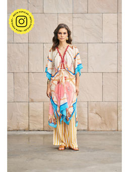 CINCIN Fashion - Printed Kaftan with Palazzo (Set of 2)
