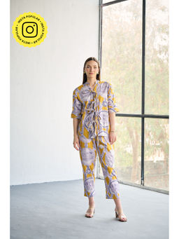 CINCIN Fashion - Golden Hour Harmony Poplin Co-Ord (Set of 2)