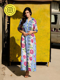 CINCIN Fashion - Floral Breeze Maxi Dress