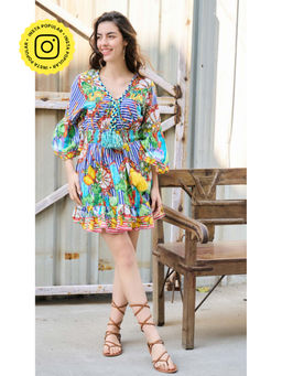 CINCIN Fashion - Zesty Breeze Mini Dress